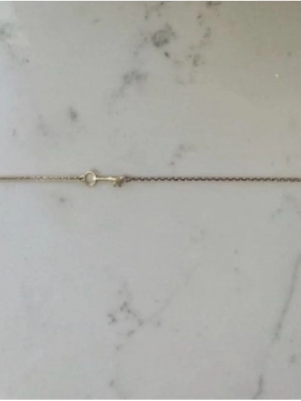 Marina De Buchi MDB Key Dainty Charm Bracelet GoldAdjustable Lobster 8